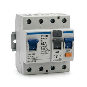 RCCB 63A 4 Pole